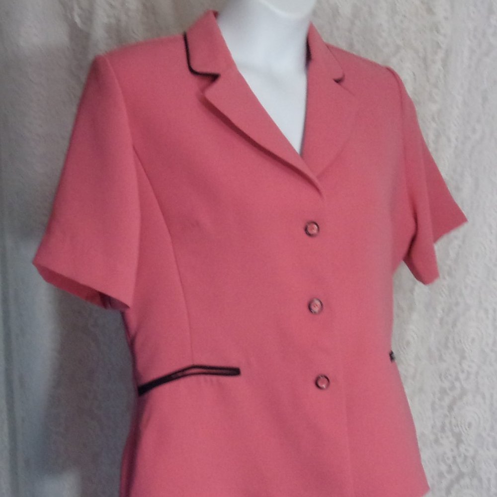 Dusty Coral Suit or Dress Jacket Studio C Size 14 NWOT